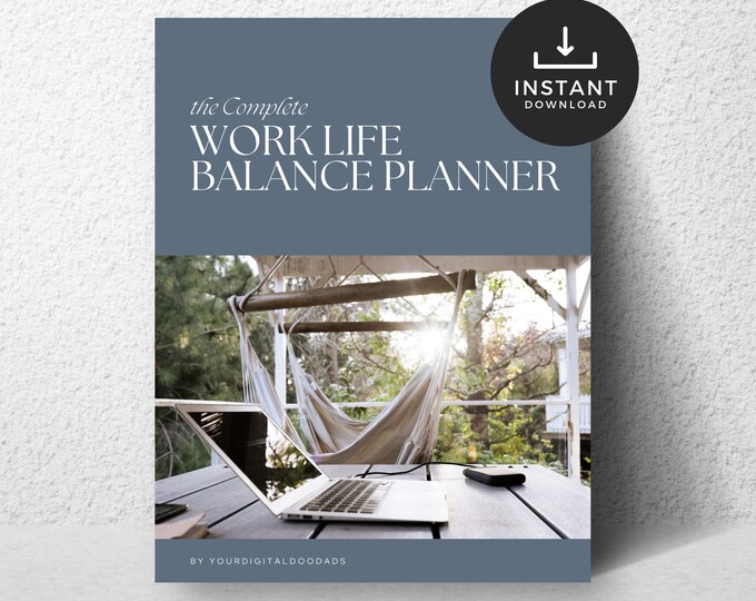 Work Life Balance Planner, Daily Life Work From Home, Busy Life Organizer, Weekly To Do List, Priority Task Schedule