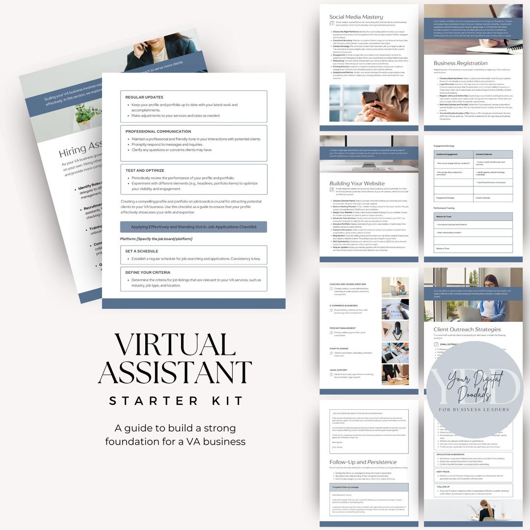 Virtual Assistant Client Guide Virtual Assistant Services & Pricing Guide, VA Client Welcome Packet ...