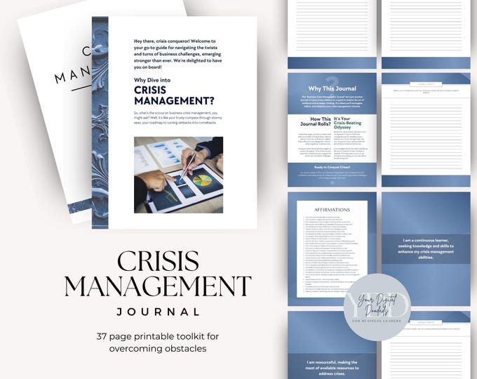 Crisis Management Journal, Recovery Plan Business Journal, Strategic Planner for Small Business Continuity, Resilience Incident Management