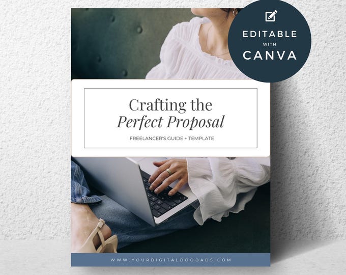 Freelancer Proposal Template, Client Proposal Guide, Digital Download, Business Proposal