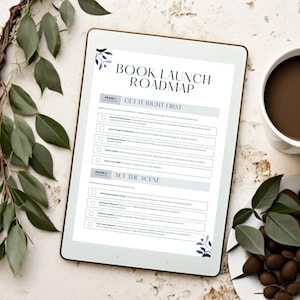Book Launch Roadmap, Best Seller Launch Checklist, Author Marketing Planner, Book Release Timeline, Self Publishing PDF