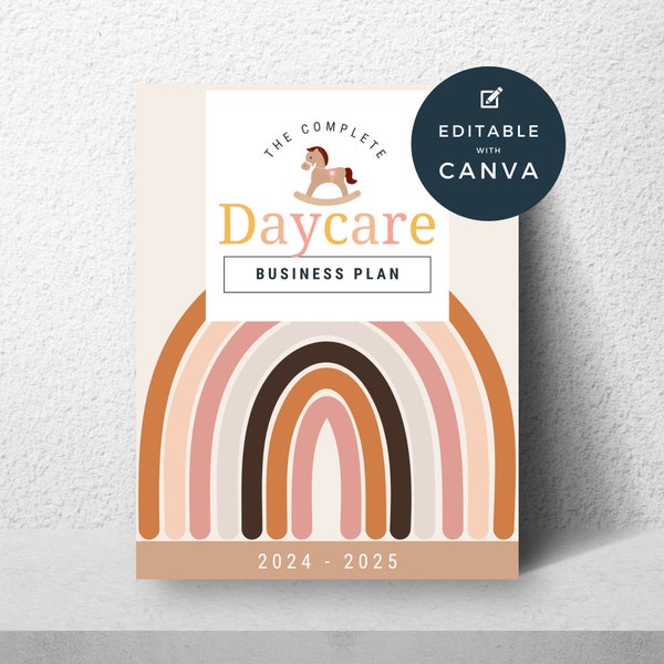 Daycare Business Plan for Business Startup 31-page Editable Daycare Business Template Business Proposal Daycare StarterKit