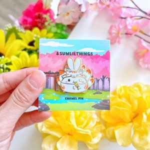 Kitsune Onesies Enamel Pin | Fox, Japanese, Mythological, Dango