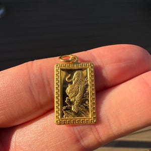 Vintage 24K 999 Pure Gold Tiger Year of Tiger Pendant. - Etsy Vintage 24K 999 Pure Gold Tiger Year of Tiger Pendant. - Etsy