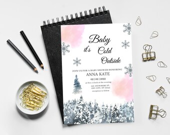 Baby Shower Honoring Invitation, Gender Neutral Baby Shower, Rustic Boho, Baby Shower Printable, Baby Shower Invite