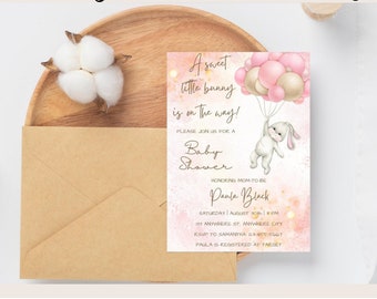 Personalized Baby Invitations, Custom Shower Cards, Boy or Girl Gender Reveal, Baby Announcement, Party Invites