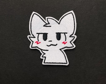 Boykisser meme embroidered patch