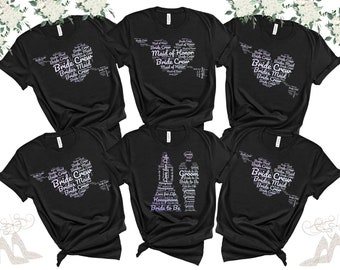 Bride To Be Shirt: Bachelorette Party Crew Shirts