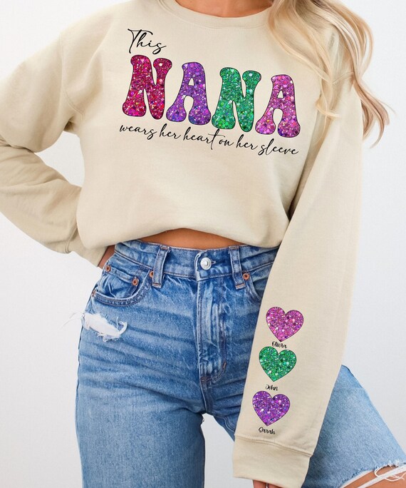 Nana Heart Shirt Light Mother Day Gift Nana Heart Shirt Light Mother Day Gift