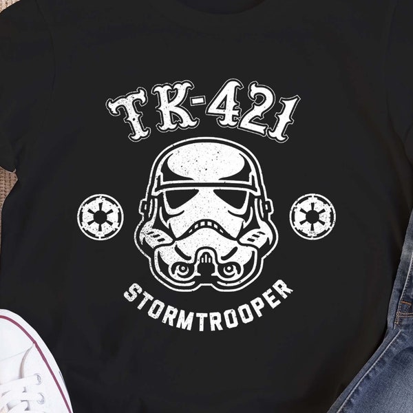 Star Wars TK-421 Stormtrooper T-shirt, Death Star Battle Station Star Wars Fan, Vintage Clone Wars Disney Trip, Disneyland Vacation Outfit