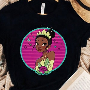 Disney The Princess And The Frog Tiana Portrait T-shirt, The Princess And The Frog Shirt, WDW Magic Kingdom Disneyland Trip Family Vacation