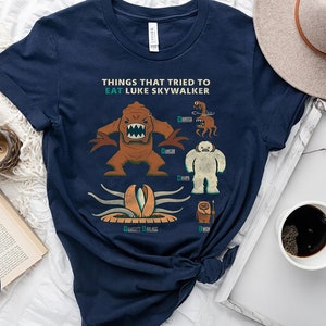 Star Wars Things That Tried To Eat Luke Skywalker T-shirt, Funny Star Wars Shirt, WDW Magic Kingdom Disneyland Trip Family Vacation