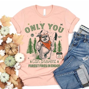 Star Wars Darth Ewok Endor Only You Can Prevent Forest Fires Shirt, Comfort Color, WDW Magic Kingdom, Disneyland Trip Family Vacation