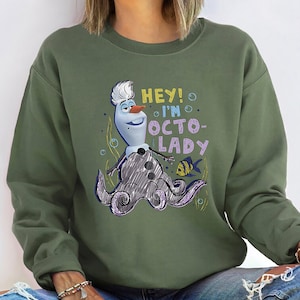 Disney Frozen Olaf Hey I&#39;m Octolady T-shirt, Funny Frozen Shirt, WDW Magic Kingdom Disneyland Trip Family Vacation