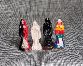 Santísima Muerte pocket statues (spiritually cleansed & fed)