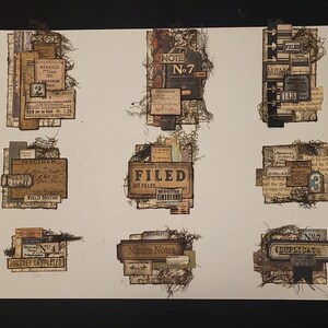 Junk Journal Embellishments- Paper Clusters - Etsy
