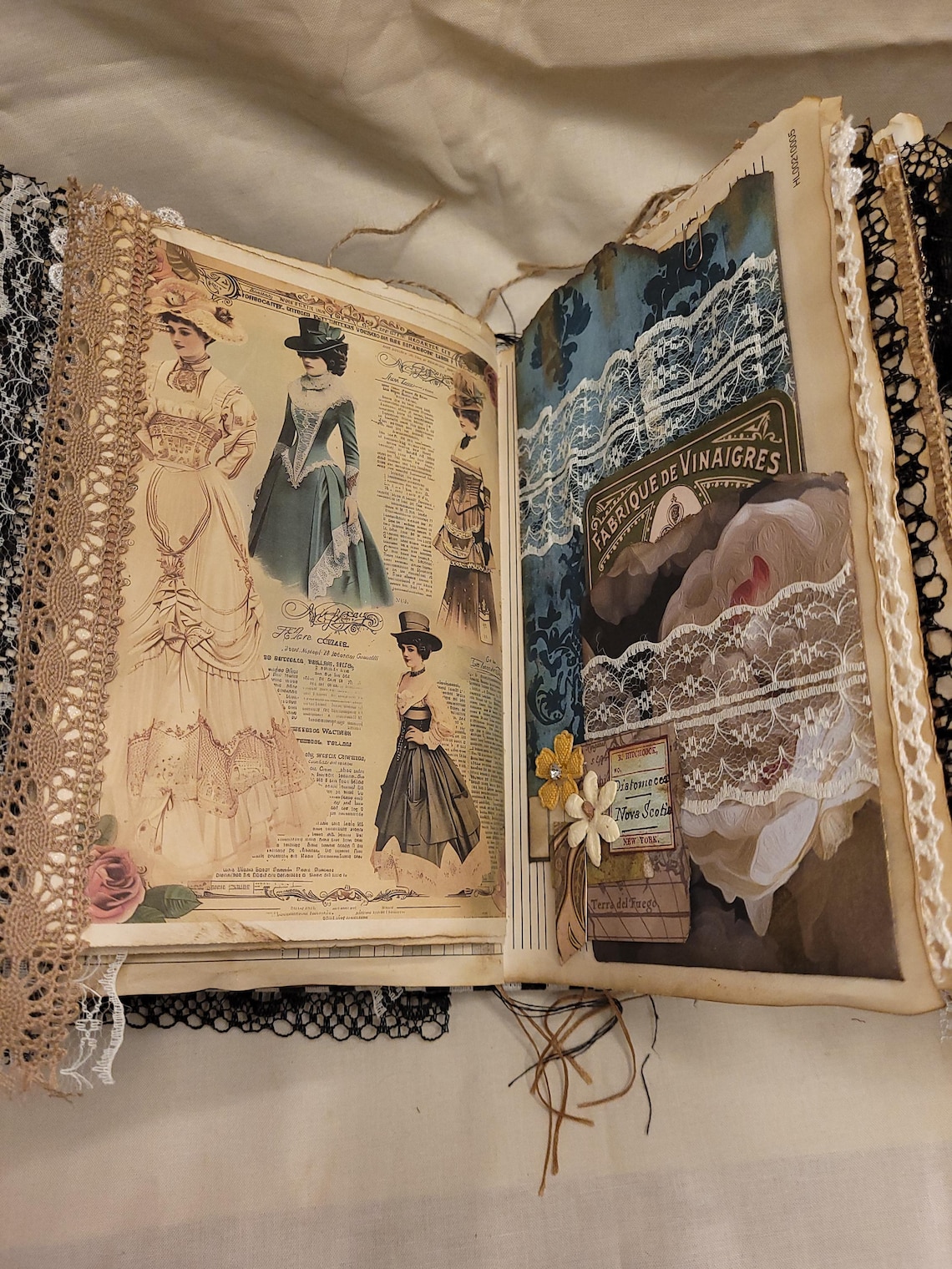 Handmade Vintage Style Victorian Junk Journal - Etsy