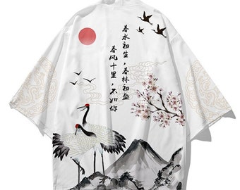 Nouveau kimono nouveau style chemise haut kimono