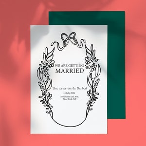 hand drawn wreath with bow florist illustration SVG PNG