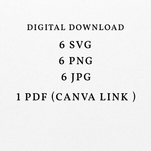 Hand-Drawn Flower Bouquet Clipart – Whimsical Wedding Invitation Icons (SVG, PNG) image 2