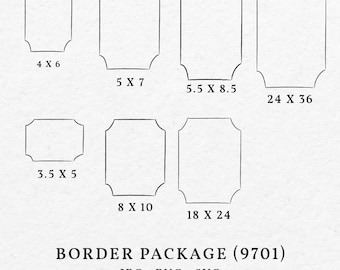Hand Drawn Scribble Border Frames - Whimsical Doodle Clipart (SVG, PNG)