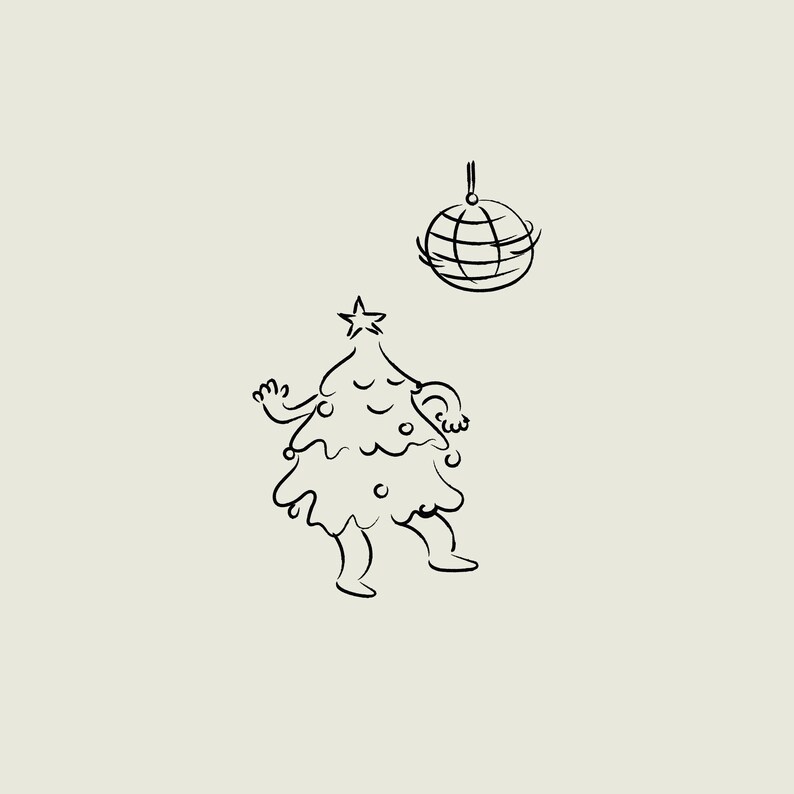 dancing christmas tree