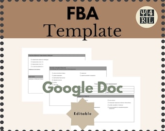 Plantilla FBA (Documento de Google)