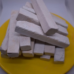 Bloques de pizarra comestibles (blanco, rojo y negro)