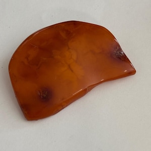 Vintage Genuine Amber Freeform Brooch Pin