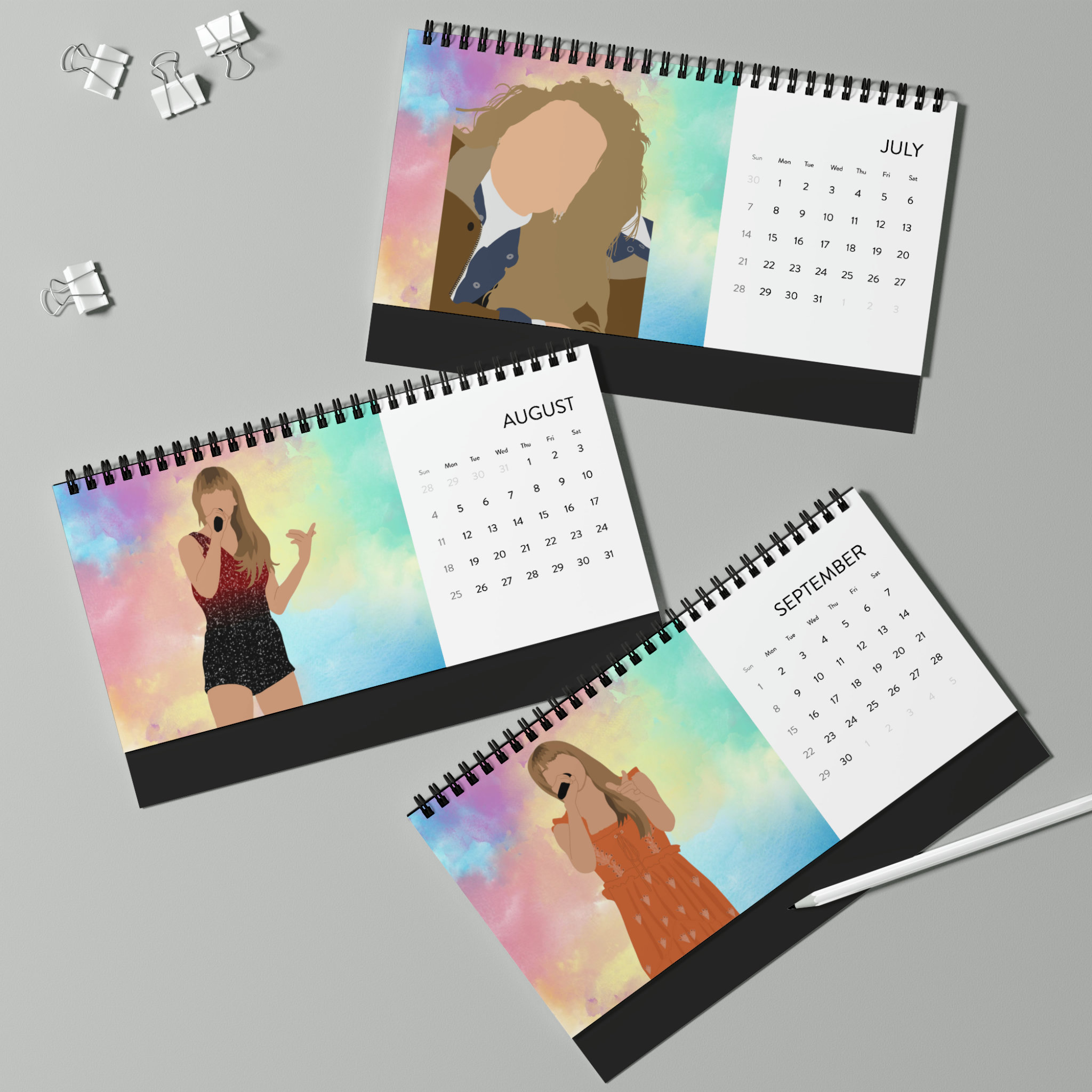 Taylor 2024 Desk Calendar, Taylor Decor