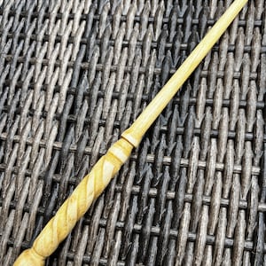 Hand-crafted Poplar wood Wand