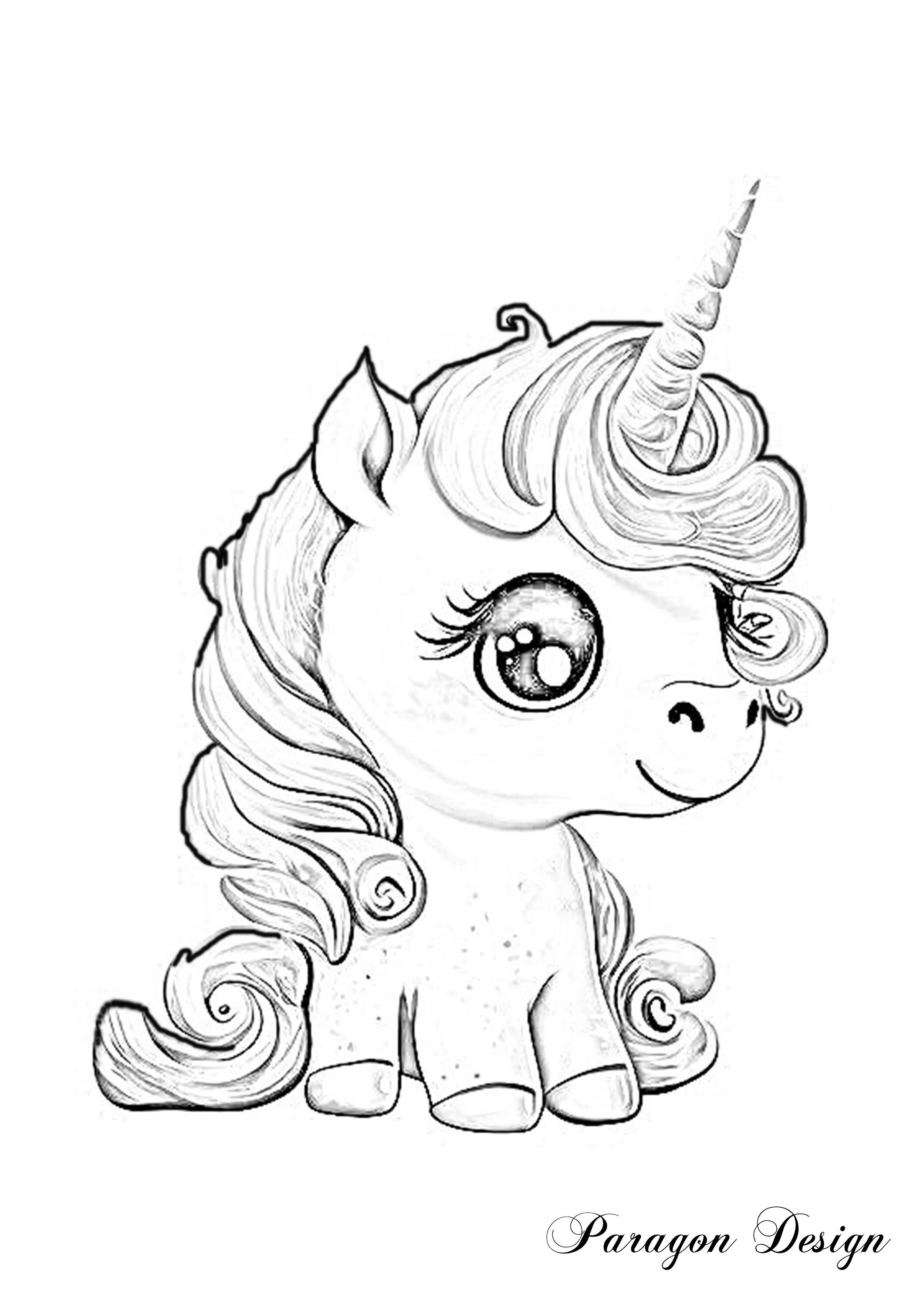 13 Unicorn Coloring Pages, Drawing, Sketching, Instant Download - Etsy