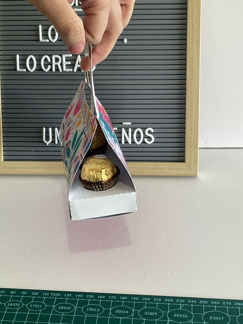 Ferrero Rocher Box Template – Chocolate Gift Favor Box SVG Cut File ...