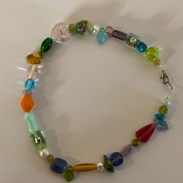 Colourful pastel necklace