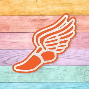 Track Shoe DIE CUT  | Bling Homecoming Mum and Graduation Cuts