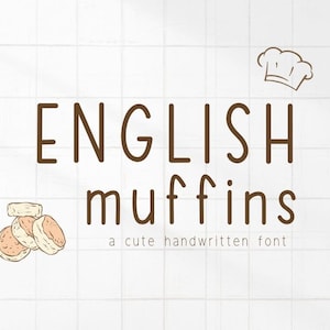 Police manuscrite Goodnotes Simple police Study Digital Note Police mignonne Polices manuscrites soignées Planificateur de polices de journal | Muffins anglais