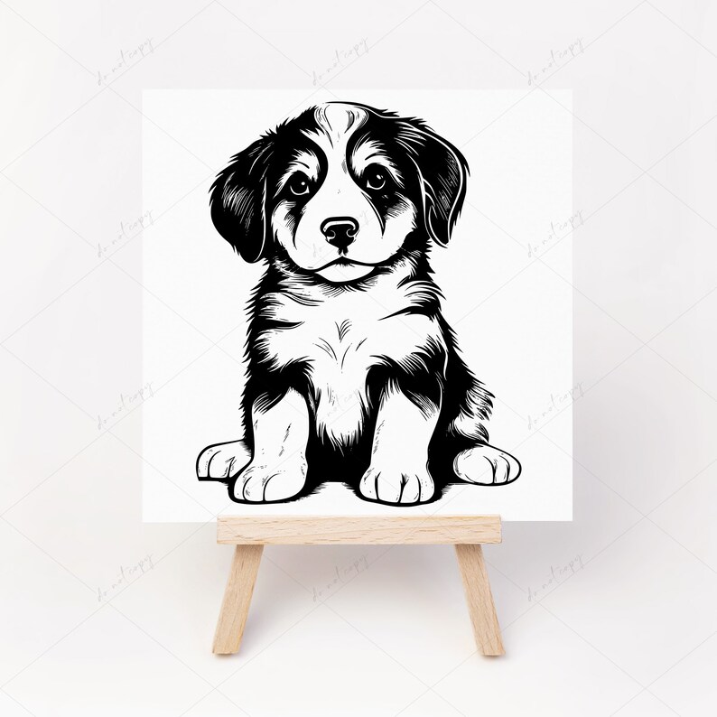 Bernese Mountain Dog SVG, Bernese Puppy SVG, Bernese Mountain Dog Shirt ...