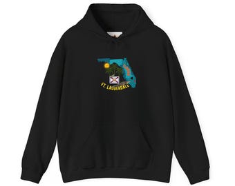 The Heart of Ft. Lauderdale Unisex Heavy Blend™ Hooded Sweatshirt