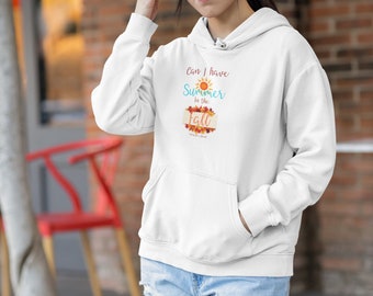 Can I have Summer in the Fall Unisex Heavy Blend™ Hooded Sweatshirt
