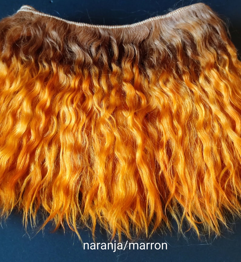 Natural Mohair Wig, Handsewn for Blythe, Paola Reina, Qbaby, BJD. Etsy