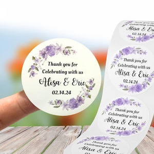 Rolo de adesivos personalizados | Etiquetas personalizadas para festa | Chá de panela | Chá de bebê | Lembrança de casamento | Aposentadoria | Batismo | Lembrança especial