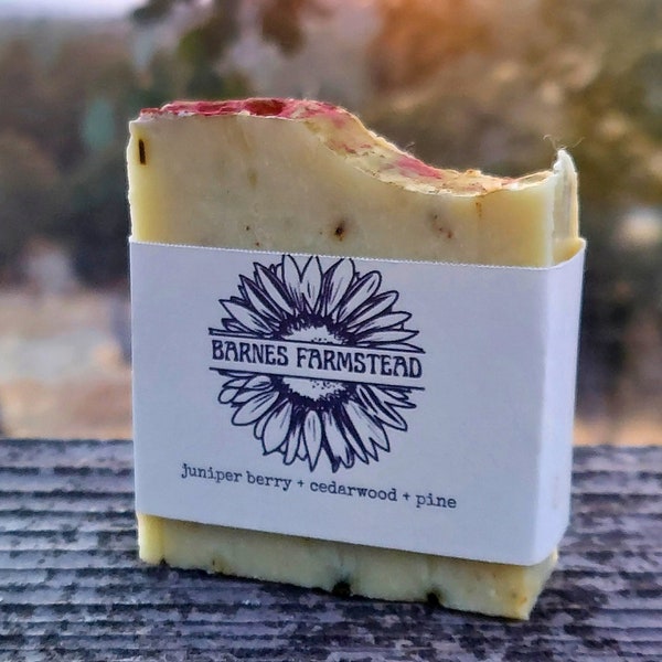 Handmade Soap - Juniper Berry + Cedarwood + Pine