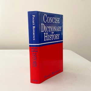 Vintage 1993 - Concise Dictionary of History - Pocket Reference Series