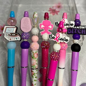 Customizable Beaded Pens