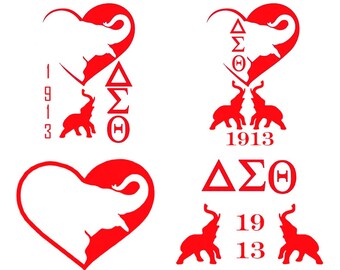Delta Sigma Theta Svg Item em camadas, 1913 AEO Clipart, Cricut, Arquivo de corte vetorial digital, Svg, Png,