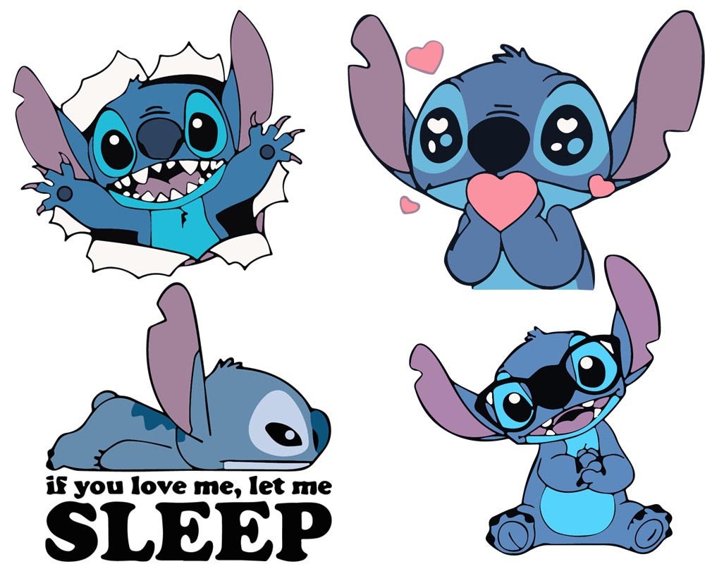 Pacote Stitch Svg, Ponto de Aniversário, Desenhos Vetoriais Stitch Svg, Stitch svg, Stitch png, Cricut, arquivos de corte, Download Instantâneo