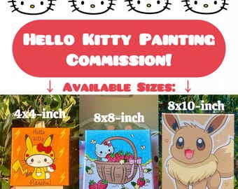 Hello Kitty målningskommission