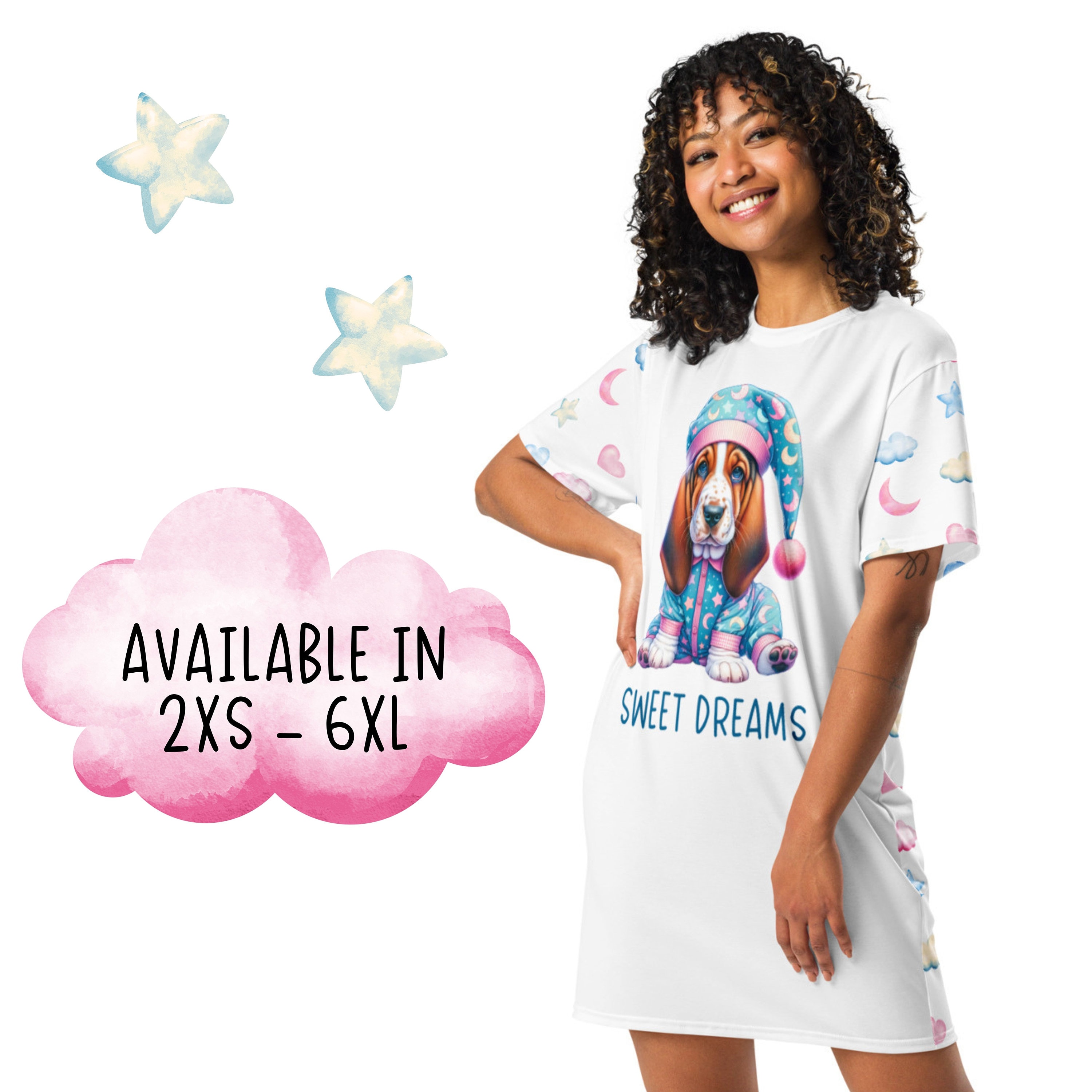 English Bulldog Sleepshirt, Sweet Dreams Nightshirt, Gift