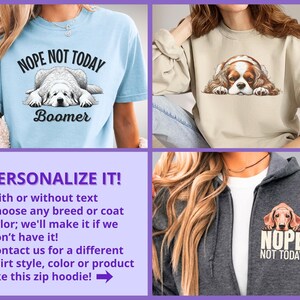 West Highland White Terrier Shirt Nope Not Today Premium Comfort Colors T-shirt Gift for Westie Lover Lazy Dog Tee Gift for Dog Mom image 2
