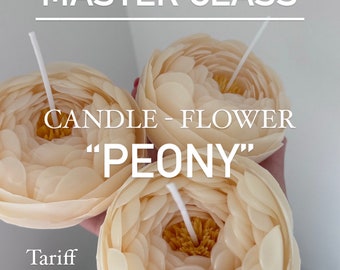 Masterclass Candle-flower | Peony - Basic